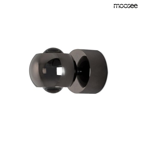 Moosee MOOSEE lampa ścienna EOS czarny chrom