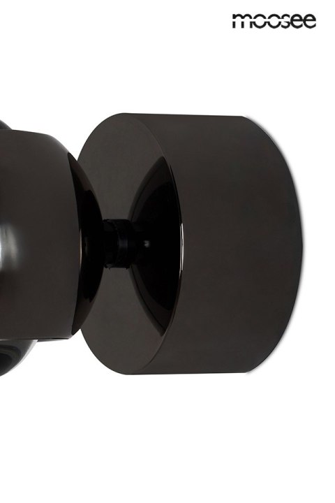 Moosee MOOSEE lampa ścienna EOS czarny chrom