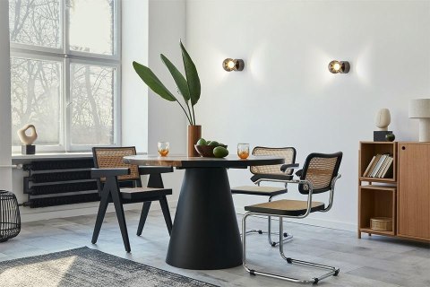 Moosee MOOSEE lampa ścienna EOS czarny chrom