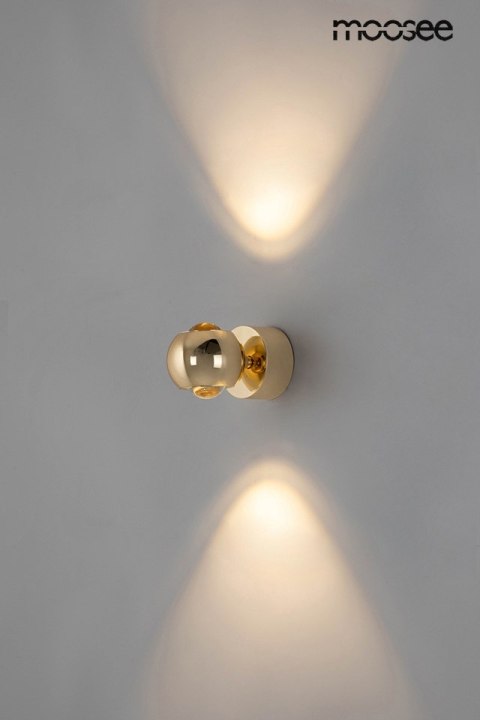 Moosee MOOSEE lampa ścienna EOS złoty