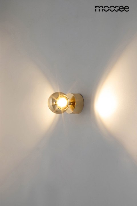 Moosee MOOSEE lampa ścienna EOS złoty