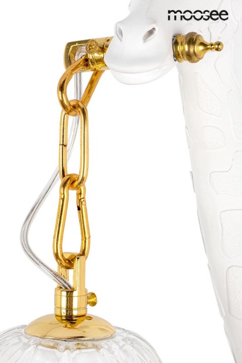 Moosee MOOSEE lampa ścienna GIRAFFE biała