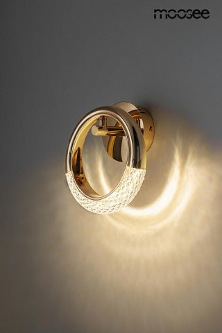Moosee MOOSEE lampa ścienna HELIOS złota