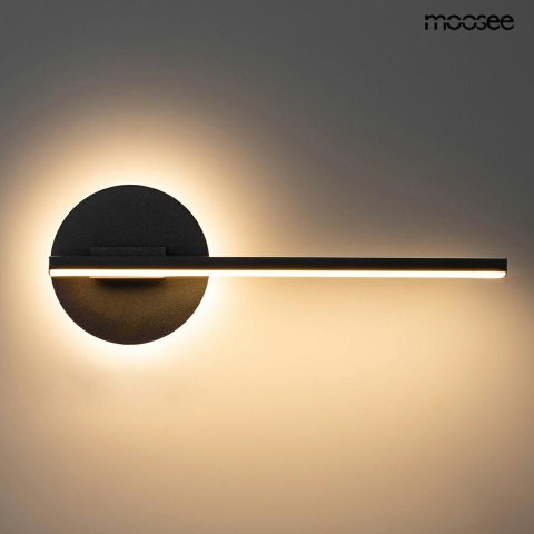 Moosee MOOSEE lampa ścienna HORIZON czarna