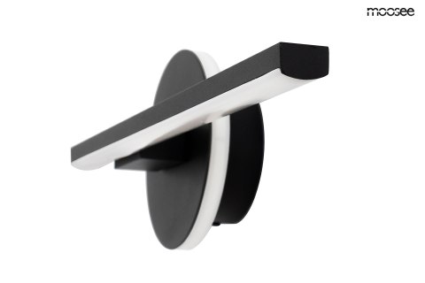 Moosee MOOSEE lampa ścienna HORIZON czarna