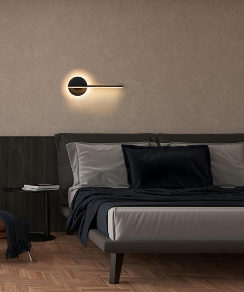 Moosee MOOSEE lampa ścienna HORIZON czarna