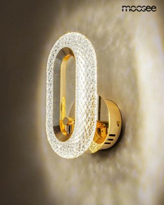 Moosee MOOSEE lampa ścienna JEWEL złota