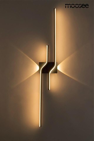 Moosee MOOSEE lampa ścienna ROCHE 100 czarna