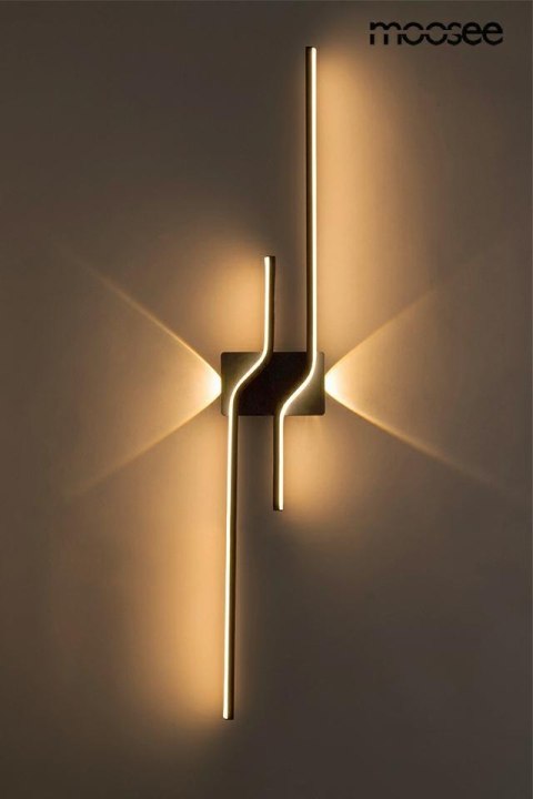 Moosee MOOSEE lampa ścienna ROCHE 100 czarna