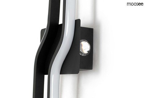 Moosee MOOSEE lampa ścienna ROCHE 100 czarna