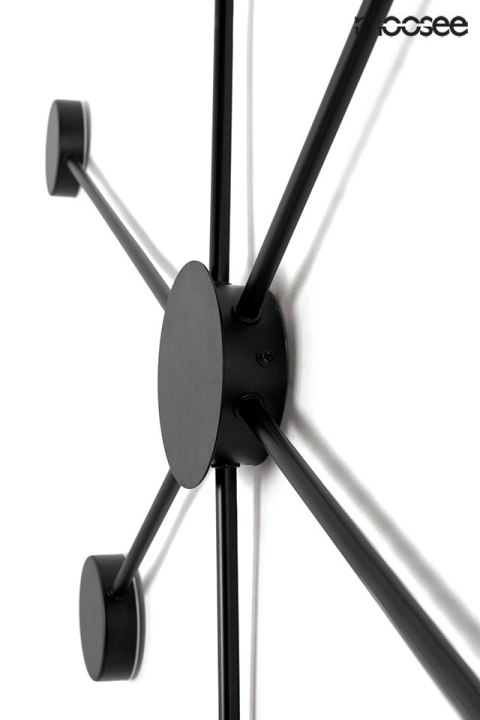 Moosee MOOSEE lampa ścienna SHADOW 6 CLOSE czarna