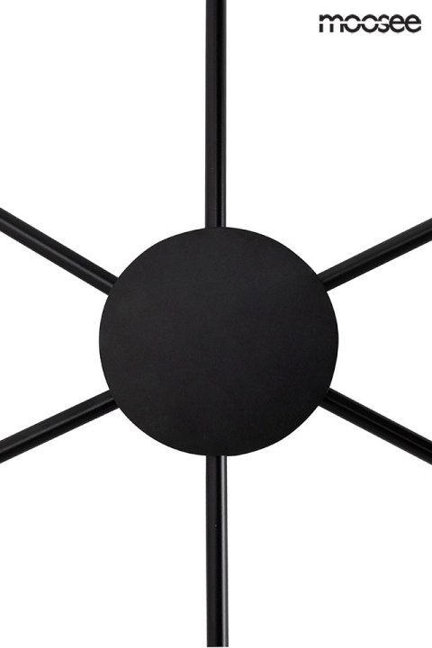 Moosee MOOSEE lampa ścienna SHADOW 6 CLOSE czarna