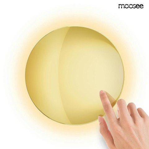 Moosee MOOSEE lampa ścienna SHADOW SUN 30 złota