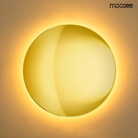 Moosee MOOSEE lampa ścienna SHADOW SUN 30 złota