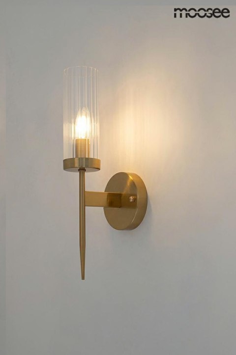 Moosee MOOSEE lampa ścienna TORCH złota