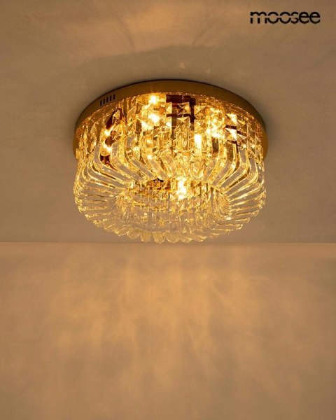 Moosee MOOSEE lampa sufitowa / plafon BALUNA 50 złota