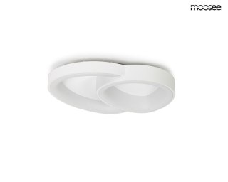 Moosee MOOSEE lampa sufitowa / plafon CELLS 2 biała
