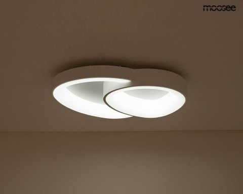 Moosee MOOSEE lampa sufitowa / plafon CELLS 2 biała