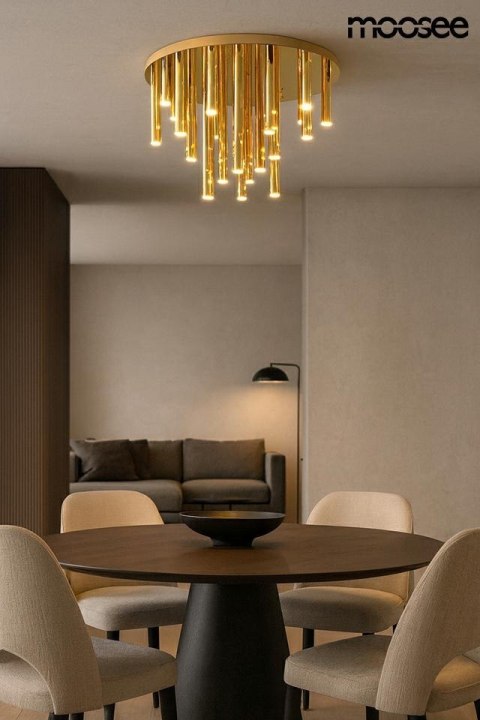 Moosee MOOSEE lampa sufitowa / plafon ORGANO 60 złota