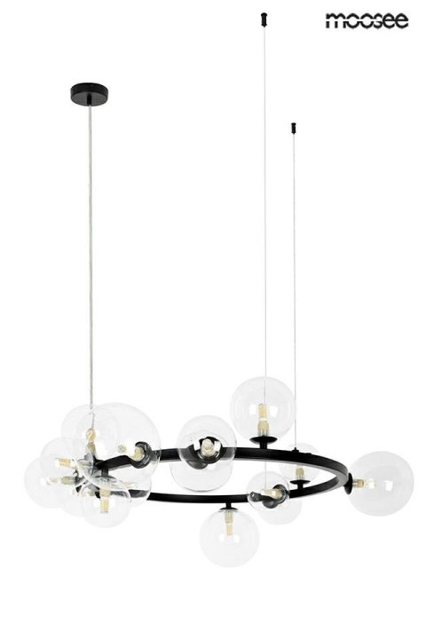 Moosee MOOSEE lampa wisząca ALURE 85 czarna