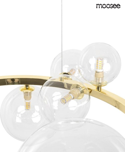 Moosee MOOSEE lampa wisząca ALURE 85 złota
