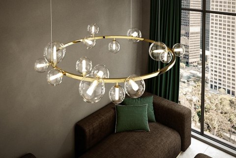 Moosee MOOSEE lampa wisząca ALURE 85 złota