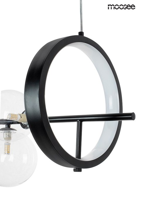 Moosee MOOSEE lampa wisząca ALURE LINE 90 czarna