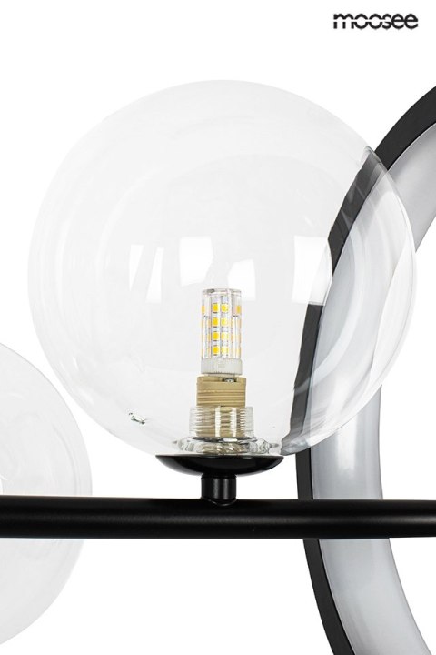 Moosee MOOSEE lampa wisząca ALURE LINE 90 czarna