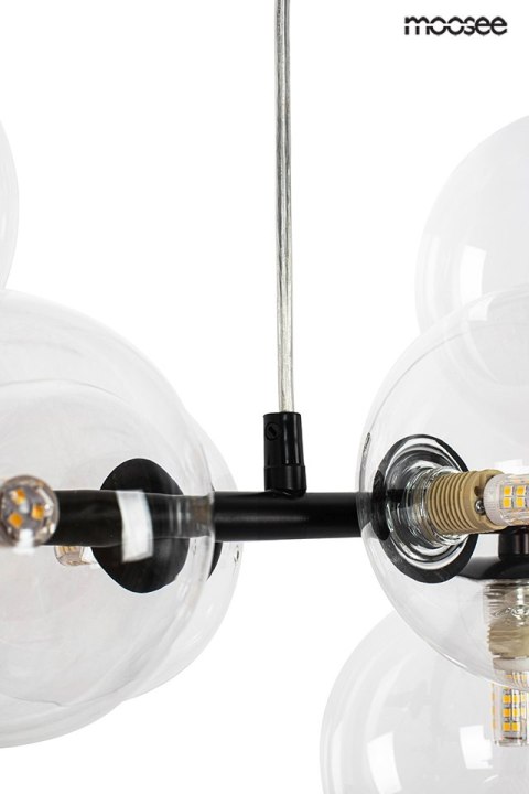 Moosee MOOSEE lampa wisząca ALURE LINE 90 czarna