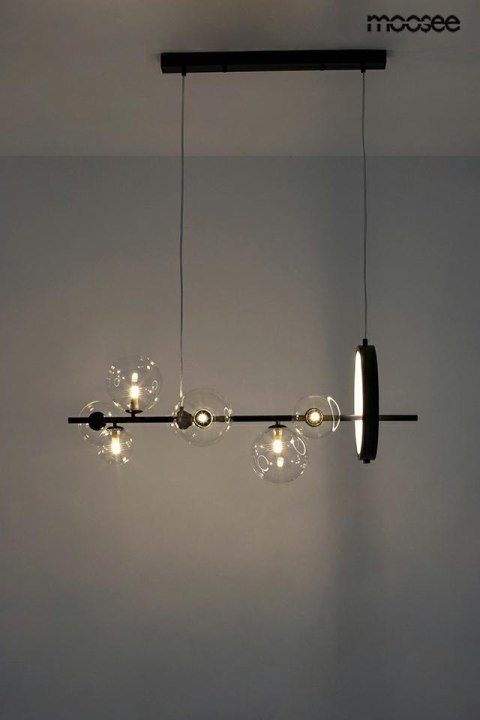 Moosee MOOSEE lampa wisząca ALURE LINE 90 czarna