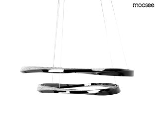 Moosee MOOSEE lampa wisząca ANILLO 2 czarny chrom