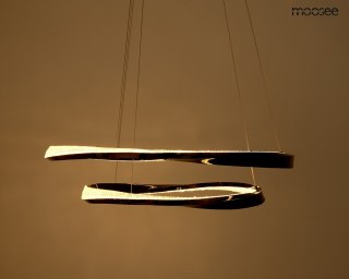 Moosee MOOSEE lampa wisząca ANILLO 2 czarny chrom