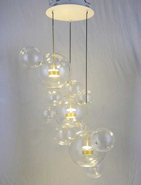 Moosee MOOSEE lampa wisząca CAPRI DISC 3 złota