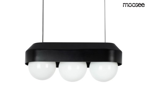 Moosee MOOSEE lampa wisząca DROPS 3 czarna