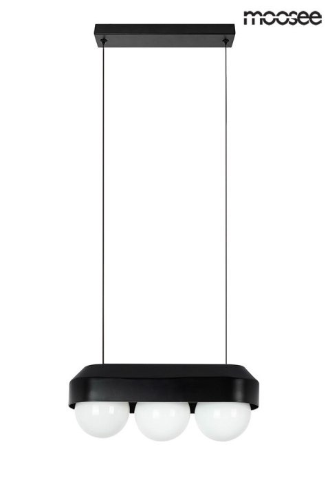 Moosee MOOSEE lampa wisząca DROPS 3 czarna