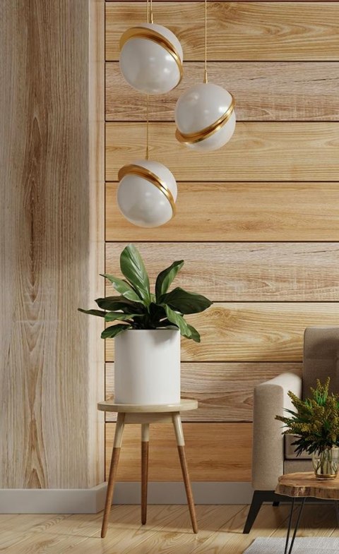 Moosee MOOSEE lampa wisząca GLOBE 25 złota