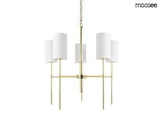 Moosee MOOSEE lampa wisząca IMPERIO 5 złota