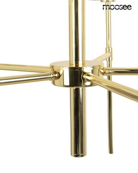 Moosee MOOSEE lampa wisząca IMPERIO 5 złota