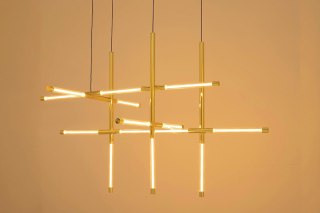 Moosee MOOSEE lampa wisząca MIKADO S złota