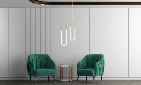 Moosee MOOSEE lampa wisząca PUZO S złota