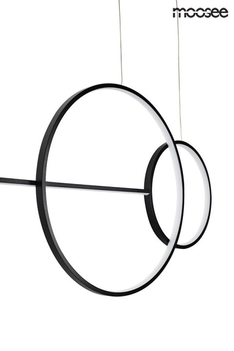 Moosee MOOSEE lampa wisząca RAGE czarna