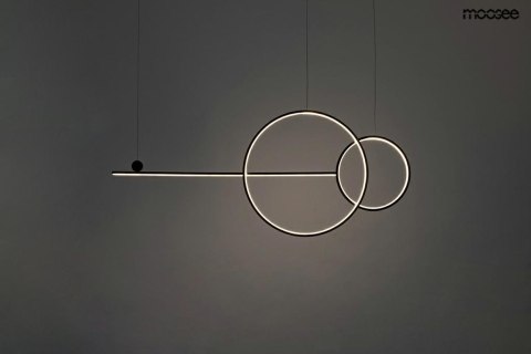 Moosee MOOSEE lampa wisząca RAGE czarna