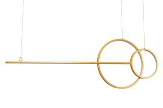 Moosee MOOSEE lampa wisząca RAGE złota