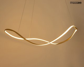 Moosee MOOSEE lampa wisząca WAVES 100 złota