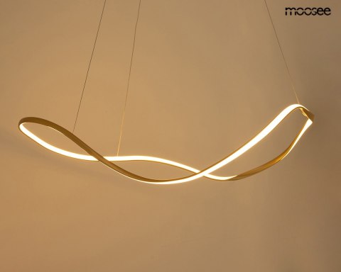 Moosee MOOSEE lampa wisząca WAVES 100 złota