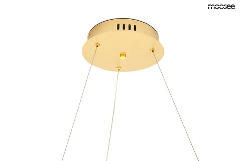 Moosee MOOSEE lampa wisząca WAVES 100 złota