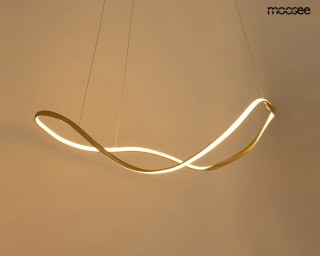 Moosee MOOSEE lampa wisząca WAVES 60 złota