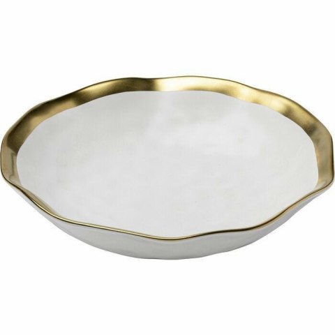 Kare Design KARE komplet 4 talerzy głębokich BELL 20 cm biało-złoty