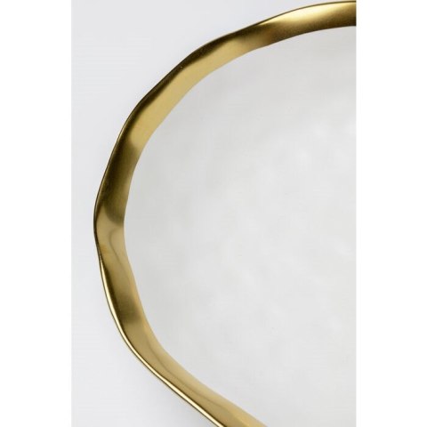 Kare Design KARE komplet 4 talerzy głębokich BELL 20 cm biało-złoty