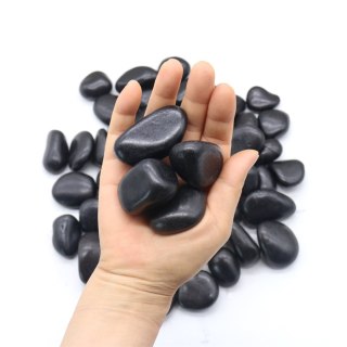 King Home Kamień OTOCZAK 2-3 cm 10 kg polerowany czarny